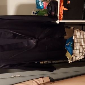 Silk studio  by Claude Bennett blk silk blazer size 6